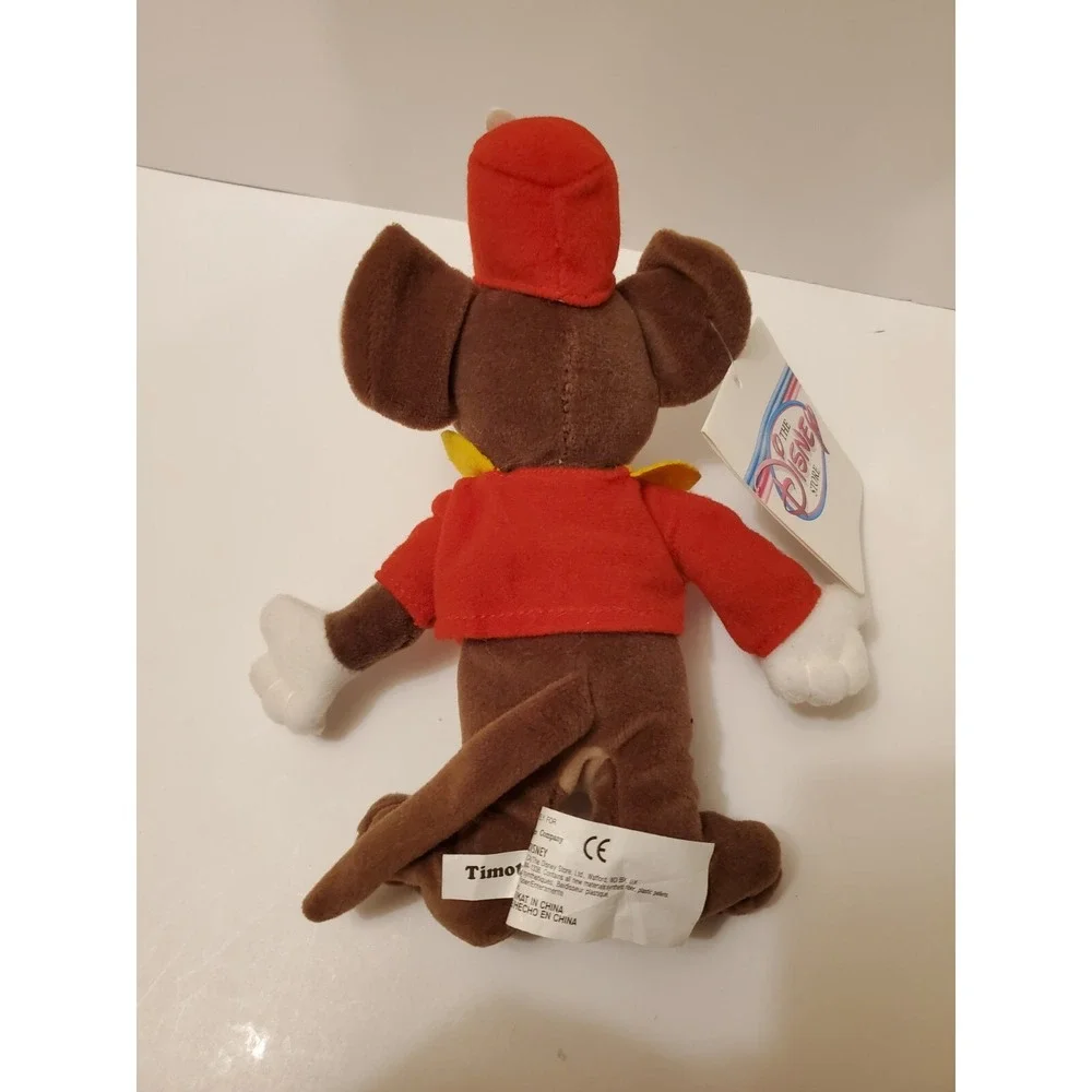 Disney Store Timothy Mouse Mini Bean Bag Plush 8
